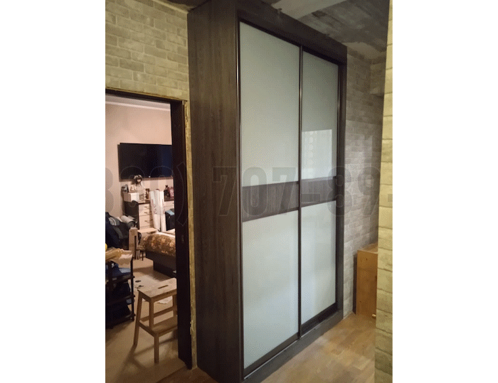 Белый глянцевый шкаф в Щелково